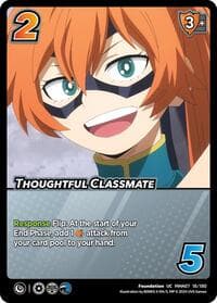 Thoughtful Classmate - UniVersus: My Hero Academia: Girl Power - UniVersus card