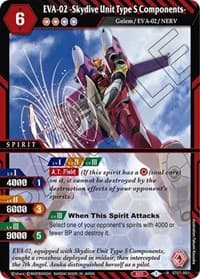 EVA-02 -Skydive Unit Type S Components- - Starter Deck 07: Destined Assault - Battle Spirits Saga card
