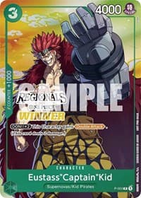 Eustass"Captain"Kid (Online Regional 2024 Vol. 2) [Winner] - One Piece Promotion Cards - One Piece Card Game card