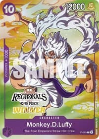 Monkey.D.Luffy (041) (Online Regional 2024 Vol. 2) [Winner] - One Piece Promotion Cards - One Piece Card Game card