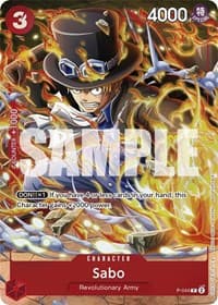 Sabo (Event Pack Vol. 4) - One Piece Promotion Cards - One Piece Card Game card