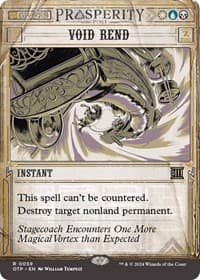 Void Rend - Outlaws of Thunder Junction: Breaking News - Magic: The Gathering card