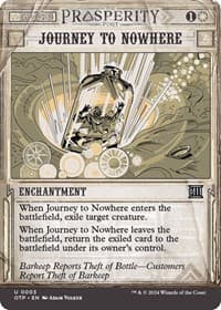 Journey to Nowhere - Outlaws of Thunder Junction: Breaking News - Magic: The Gathering card