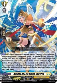 Knight of Evil Slash, Meyrig - D Promo Cards - Cardfight Vanguard card