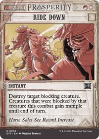 Ride Down - Outlaws of Thunder Junction: Breaking News - Magic: The Gathering card