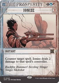 Ionize - Outlaws of Thunder Junction: Breaking News - Magic: The Gathering card