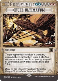 Cruel Ultimatum - Outlaws of Thunder Junction: Breaking News - Magic: The Gathering card