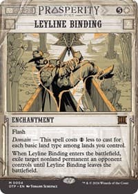 Leyline Binding - Outlaws of Thunder Junction: Breaking News - Magic: The Gathering card