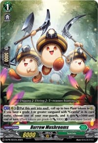 Burrow Mushrooms - D Promo Cards - Cardfight Vanguard card