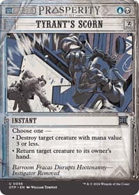 Tyrant's Scorn - Outlaws of Thunder Junction: Breaking News - Magic: The Gathering card