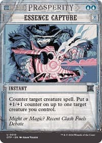 Essence Capture - Outlaws of Thunder Junction: Breaking News - Magic: The Gathering card