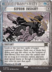 Siphon Insight - Outlaws of Thunder Junction: Breaking News - Magic: The Gathering card