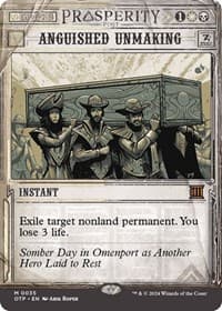 Anguished Unmaking - Outlaws of Thunder Junction: Breaking News - Magic: The Gathering card