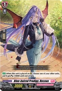 Blue-haired Prodigy, Receus - D Promo Cards - Cardfight Vanguard card