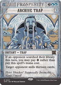 Archive Trap - Outlaws of Thunder Junction: Breaking News - Magic: The Gathering card