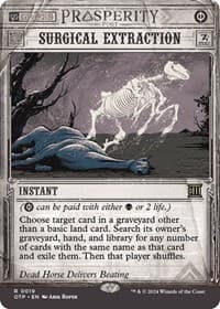 Surgical Extraction - Outlaws of Thunder Junction: Breaking News - Magic: The Gathering card