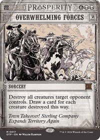 Overwhelming Forces - Outlaws of Thunder Junction: Breaking News - Magic: The Gathering card