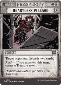 Heartless Pillage - Outlaws of Thunder Junction: Breaking News - Magic: The Gathering card