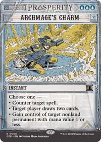 Archmage's Charm - Outlaws of Thunder Junction: Breaking News - Magic: The Gathering card