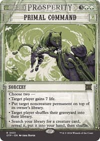Primal Command - Outlaws of Thunder Junction: Breaking News - Magic: The Gathering card