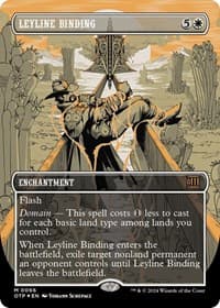 Leyline Binding (Textured Foil) - Outlaws of Thunder Junction: Breaking News - Magic: The Gathering card