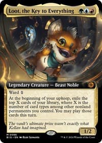 Loot, the Key to Everything (Extended Art) - Outlaws of Thunder Junction: The Big Score - Magic: The Gathering card