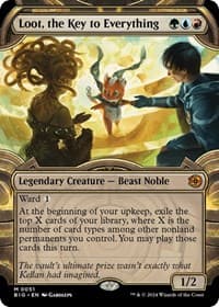 Loot, the Key to Everything (Showcase) - Outlaws of Thunder Junction: The Big Score - Magic: The Gathering card
