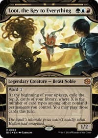 Loot, the Key to Everything (Showcase) (Raised Foil) - Outlaws of Thunder Junction: The Big Score - Magic: The Gathering card