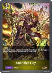 Unbridled Fury - Shadowverse: Evolve Promo Cards - Shadowverse: Evolve card