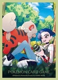 Pokemon TCG: Pokemon Center Japan Exclusive Card Sleeves - Hisuian Growlithe and Perrin (64-Pack) - Pokemon International Card Sleeves - Card Sleeves card