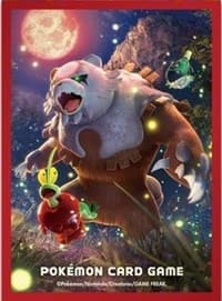 Pokemon TCG: Pokemon Center Japan Exclusive Card Sleeves - Bloodmoon Ursaluna (64-Pack) - Pokemon International Card Sleeves - Card Sleeves card