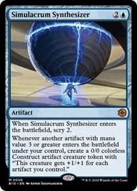 Simulacrum Synthesizer - Outlaws of Thunder Junction: The Big Score - Magic: The Gathering card