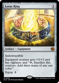 Lotus Ring - Outlaws of Thunder Junction: The Big Score - Magic: The Gathering card