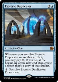 Esoteric Duplicator - Outlaws of Thunder Junction: The Big Score - Magic: The Gathering card