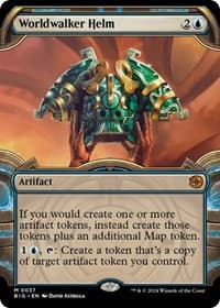 Worldwalker Helm (Showcase) - Outlaws of Thunder Junction: The Big Score - Magic: The Gathering card