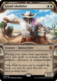 Grand Abolisher (Showcase) - Outlaws of Thunder Junction: The Big Score - Magic: The Gathering card
