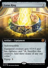 Lotus Ring (Extended Art) - Outlaws of Thunder Junction: The Big Score - Magic: The Gathering card