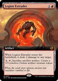 Legion Extruder (Extended Art) - Outlaws of Thunder Junction: The Big Score - Magic: The Gathering card