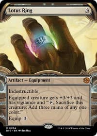 Lotus Ring (Showcase) - Outlaws of Thunder Junction: The Big Score - Magic: The Gathering card