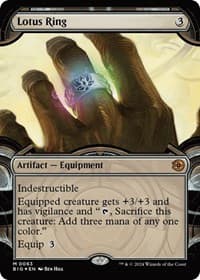 Lotus Ring (Showcase) (Raised Foil) - Outlaws of Thunder Junction: The Big Score - Magic: The Gathering card