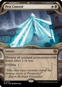 Pest Control (Showcase) - Outlaws of Thunder Junction: The Big Score - Magic: The Gathering card
