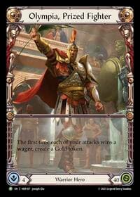 Olympia, Prized Fighter - HER107 - Flesh and Blood: Promo Cards - Flesh and Blood TCG card