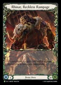 Rhinar, Reckless Rampage - HER105 - Flesh and Blood: Promo Cards - Flesh and Blood TCG card