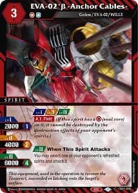 EVA-02'b -Anchor Cables- - Collaboration Booster 01: Halo of Awakening - Battle Spirits Saga card