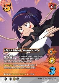 Heartbeat Surround (Alternate Art) - UniVersus: My Hero Academia: Girl Power - UniVersus card