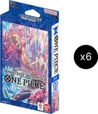 Starter Deck 17: BLUE Donquixote Doflamingo Display - ST-17: Starter Deck 17 BLUE Donquixote Doflamingo - One Piece Card Game card