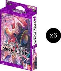 Starter Deck 18: PURPLE Monkey.D.Luffy Display - ST-18: Starter Deck 18 PURPLE Monkey.D.Luffy - One Piece Card Game card