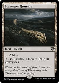 Scavenger Grounds - Commander: Outlaws of Thunder Junction - Magic: The Gathering card