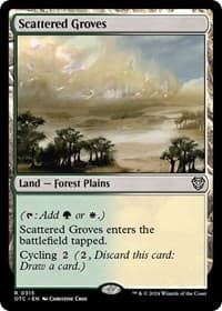 Scattered Groves - Commander: Outlaws of Thunder Junction - Magic: The Gathering card