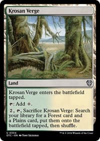 Krosan Verge - Commander: Outlaws of Thunder Junction - Magic: The Gathering card
